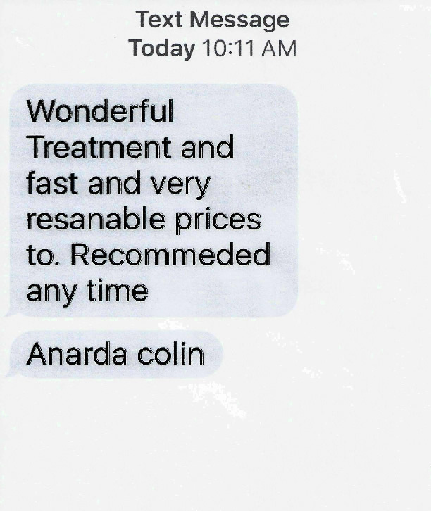 Patient review screenshot — AC