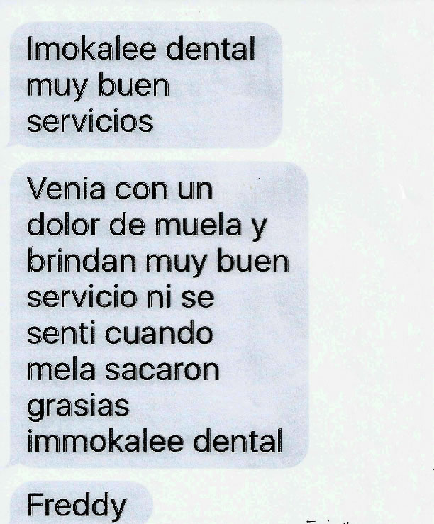 Patient review screenshot — FH