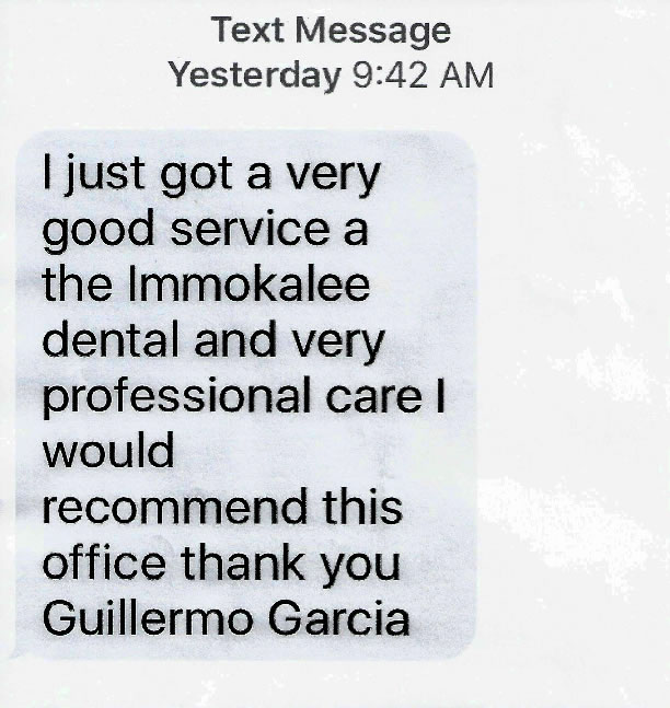 Patient review screenshot — GG