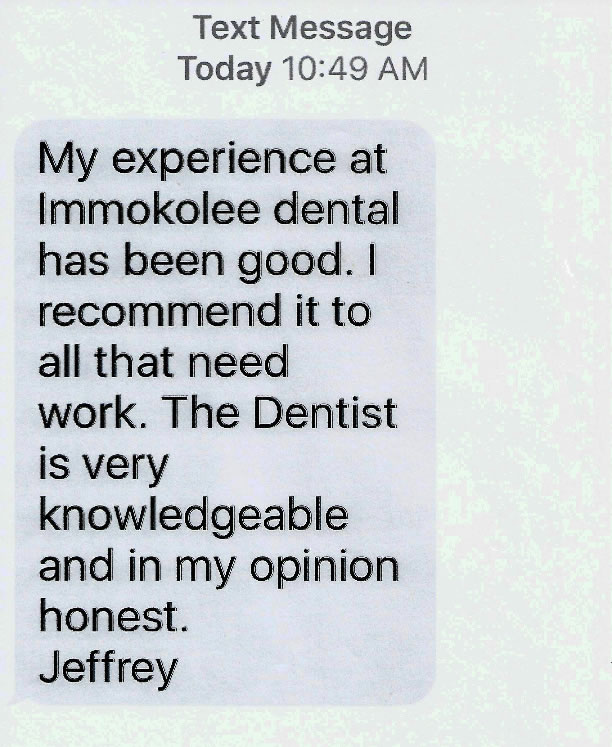 Patient review screenshot — JW